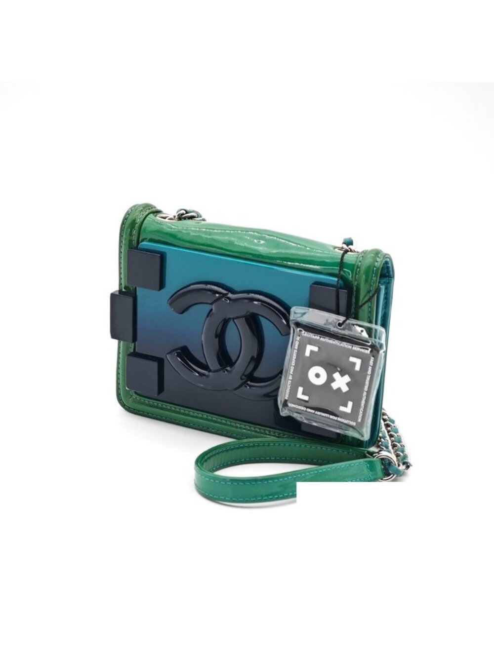 Chanel Patent Leather Shoulder Bag Chain